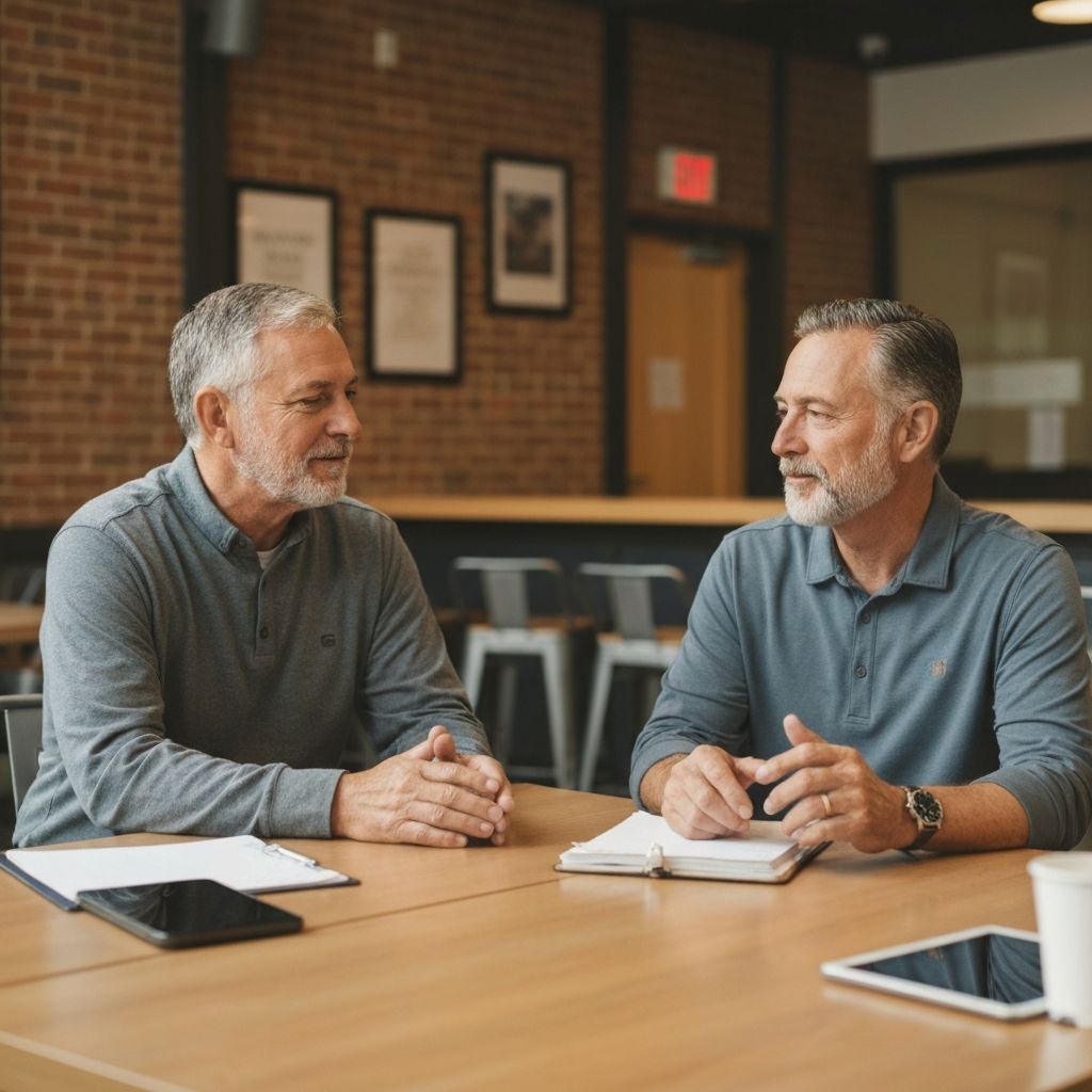 Care coordinator meeting with a veteran